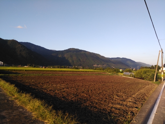 朝日
田園風景