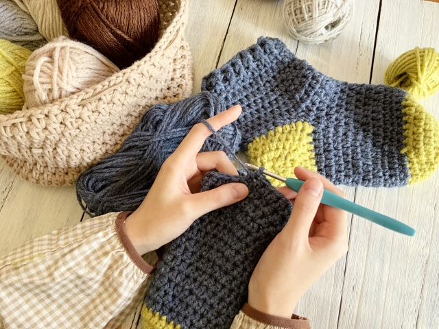 編み物 ざわざわを落ち着かせる